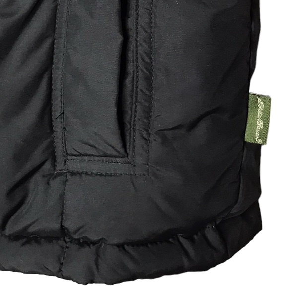 Eddie Bauer Down Vest Jacket Reversible Striped Pattern Warm Coat Men's Large - Picture 4 of 12